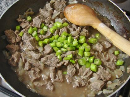 Etli Bostan Patlıcan Kebabı