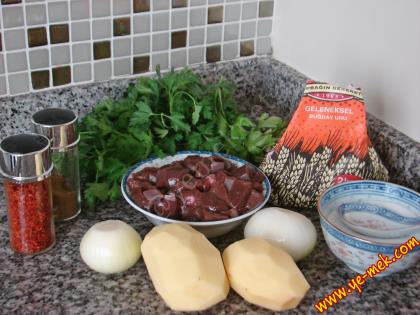 Patatesli Soğanlı Arnavut Ciğeri