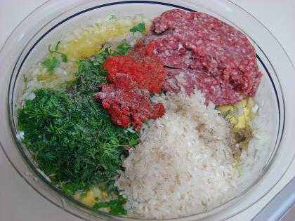 Etli Lahana Dolması