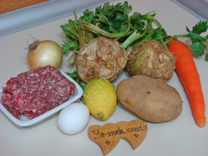 Köfteli Terbiyeli Kereviz Yemeği