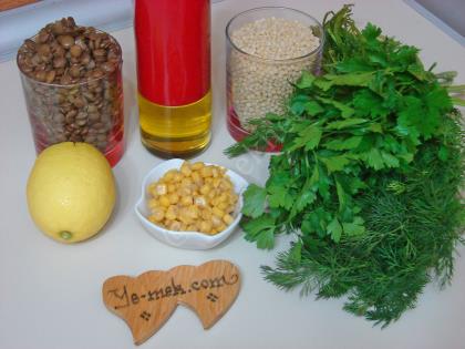 Mercimekli Kuskus Salatası