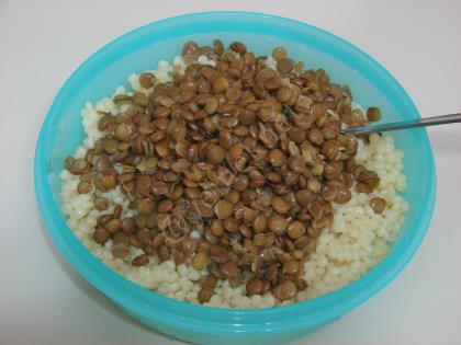 Mercimekli Kuskus Salatası