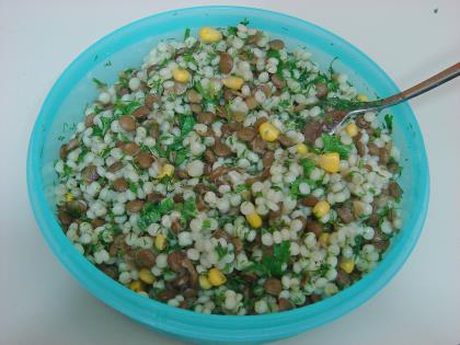 Mercimekli Kuskus Salatası