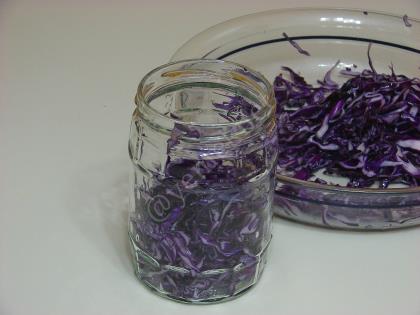 Sirkeli Kırmızı Lahana Salatası