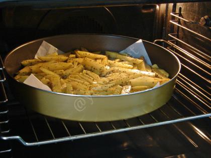 Fırında Patatesli Tavuk İncik