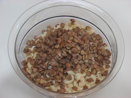 Mercimekli Makarna Salatası