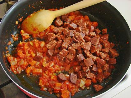 Sucuklu Kapuska Yemeği