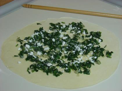 Ispanaklı Peynirli Gözleme (El Açması)