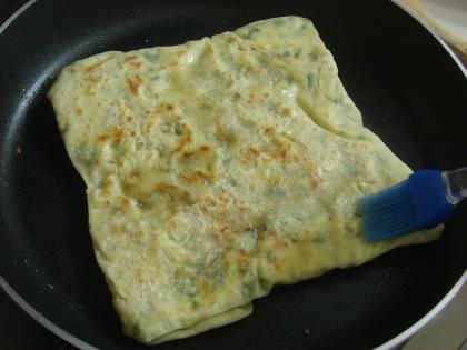 Ispanaklı Peynirli Gözleme (El Açması)