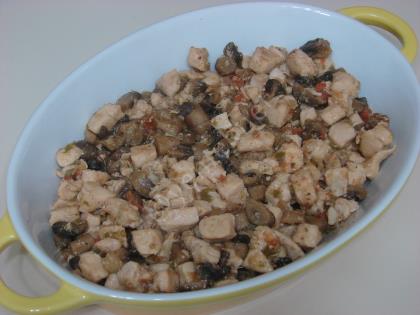 Fırında Kaşarlı Tavuk Yemeği