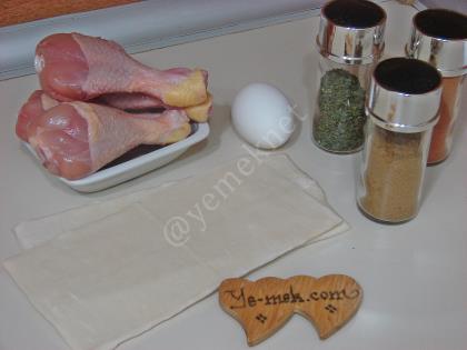 Fırında Milföylü Tavuk Baget