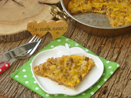 Patatesli Kavurmalı Yumurta