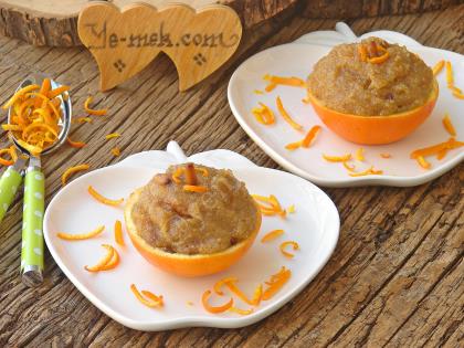 Portakallı İrmik Helvası