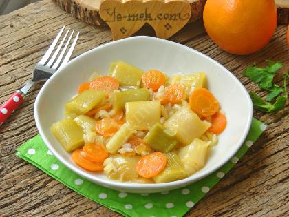 Portakallı Pırasa Yemeği