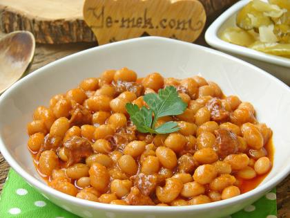 Sucuklu İspir Kuru Fasülyesi