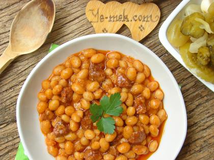 Sucuklu İspir Kuru Fasülyesi