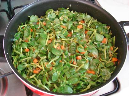 Havuçlu Semizotu Yemeği