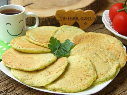 Ispanaklı Peynirli Kahvaltılık Pofuduk Pankek