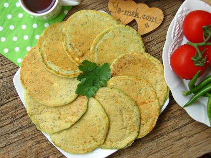 Ispanaklı Peynirli Kahvaltılık Pofuduk Pankek