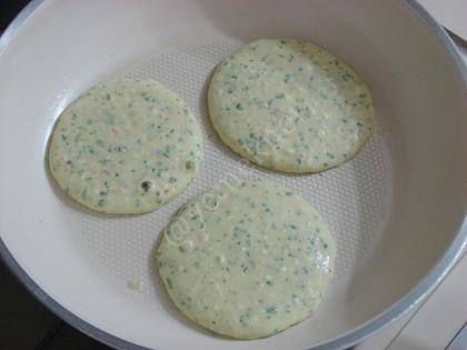 Ispanaklı Peynirli Kahvaltılık Pofuduk Pankek