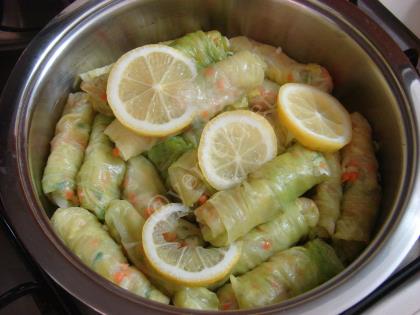 Kırmızı Mercimekli Lahana Dolması