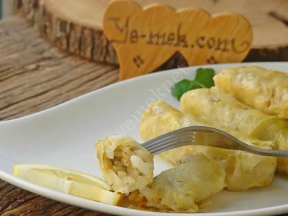 Kırmızı Mercimekli Lahana Dolması