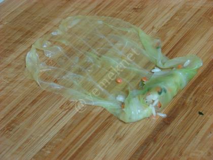 Kırmızı Mercimekli Lahana Dolması