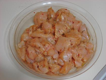 Kremalı Biberli Tavuk Yemeği