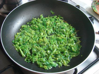 Pırasalı Omlet