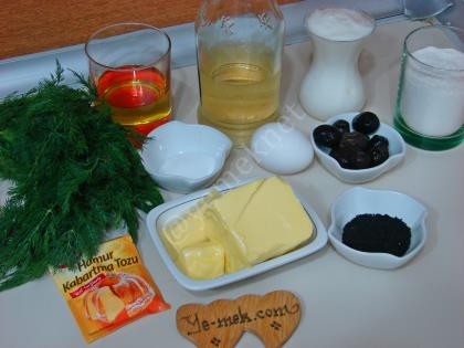 Dereotlu Zeytinli Poğaça