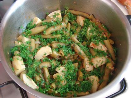 Enginarlı Taze Bakla Yemeği