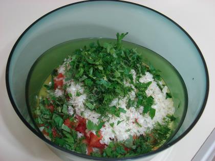 Fırında Zeytinyağlı Biber Dolması