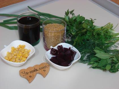 Kırmızı Pancarlı Bulgur Salatası