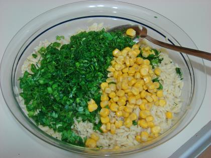 Tavuklu Arpa Şehriye Salatası