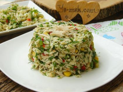 Tavuklu Arpa Şehriye Salatası