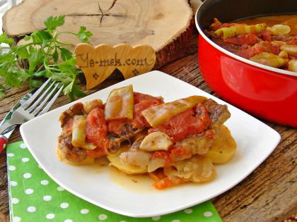 Tencerede Sebzeli Et Yemeği