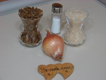 Yeşil Mercimekli Pirinç Pilavı