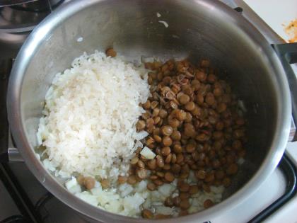 Yeşil Mercimekli Pirinç Pilavı