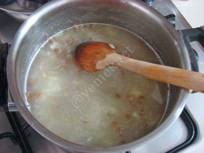 Yeşil Mercimekli Pirinç Pilavı