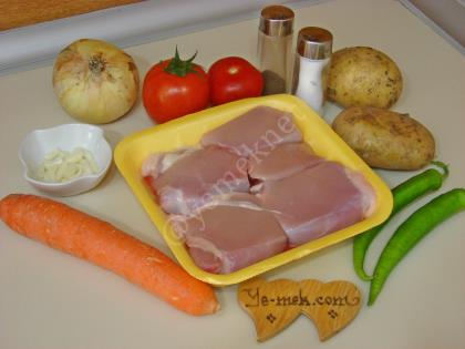 Tencerede Sebzeli Tavuk Yemeği