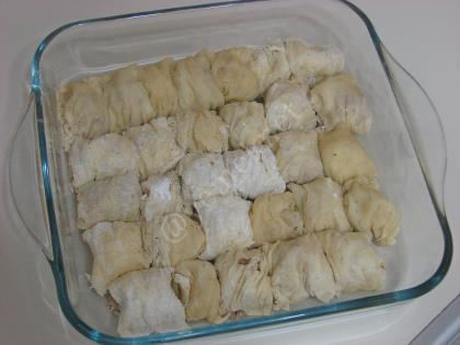 Ev Yapımı Cevizli Büzme Baklava