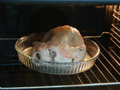 Fırında Bütün Tavuk Kızartması