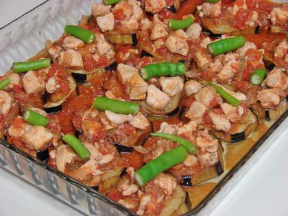 Tavuklu Patlıcan Oturtma