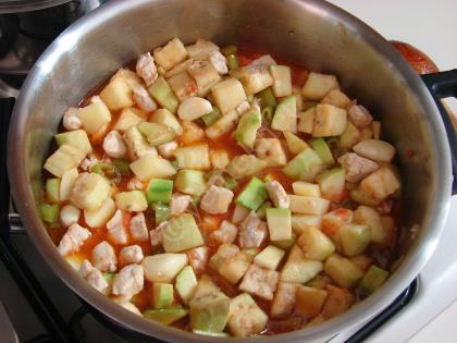 Tavuklu Türlü Yemeği