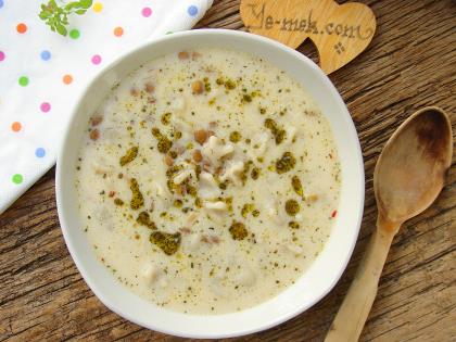 Yeşil Mercimekli Mantı Çorbası