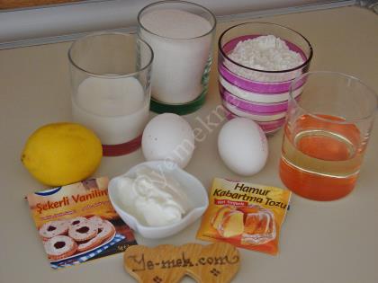 Limon Soslu Limonlu Kek