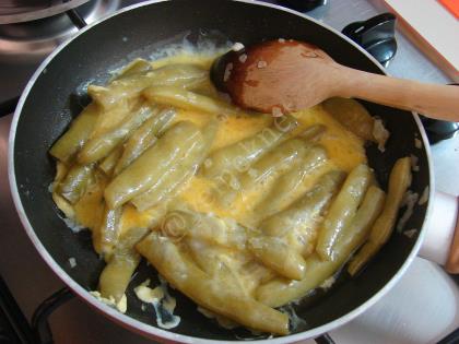 Yumurtalı Fasulye Turşusu Kavurması
