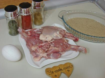 Fırında Galeta Unlu Çıtır Tavuk Pirzola