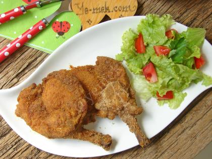 Fırında Galeta Unlu Çıtır Tavuk Pirzola