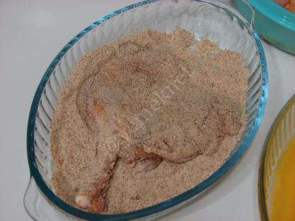 Fırında Galeta Unlu Çıtır Tavuk Pirzola